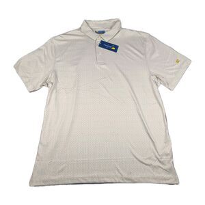 Jack Nicklaus Golden Bear Champagne Polo Size XL Golf Short Sleeve Stretch NWT